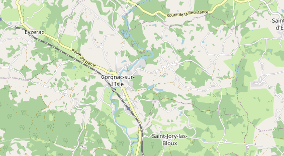 Área para autocaravana en la tarjeta