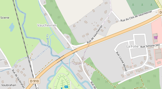 Stellplatz auf Satellitenbild