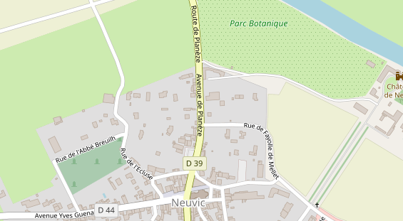 Stellplatz auf Satellitenbild