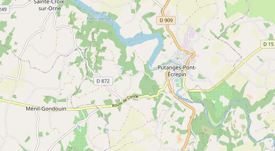 Área para autocaravana en la tarjeta