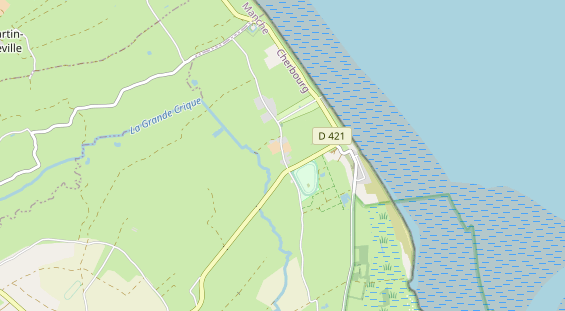 Área para autocaravana en la tarjeta