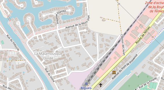 Stellplatz auf Satellitenbild