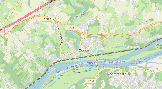 Aire camping-car sur la carte