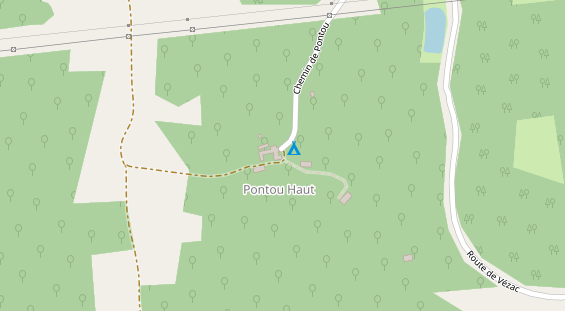 Stellplatz auf Satellitenbild