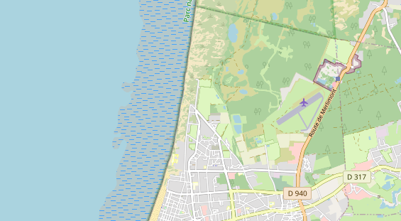 Área para autocaravana en la tarjeta