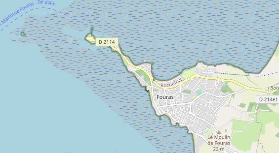 Area di sosta per camper sulla carta