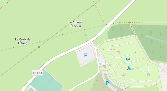 Stellplatz auf Karte