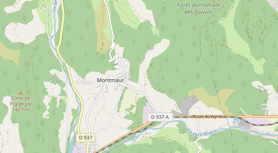 Área para autocaravana en la tarjeta