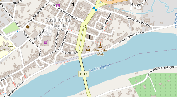 Stellplatz auf Satellitenbild