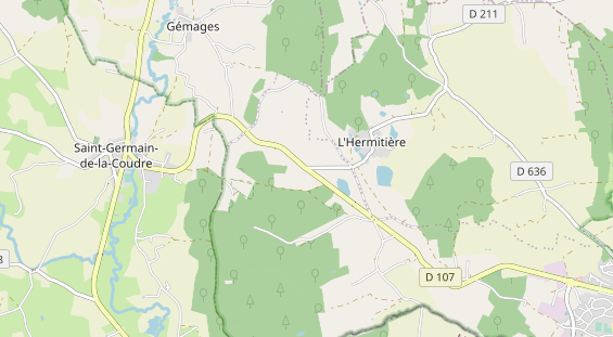 Area di sosta per camper sulla carta