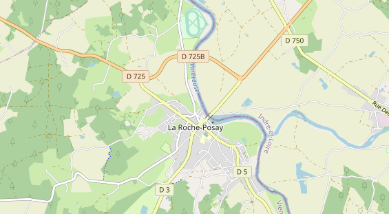 Área para autocaravana en la tarjeta