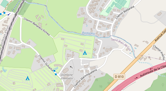 Camperplaats auf Karte