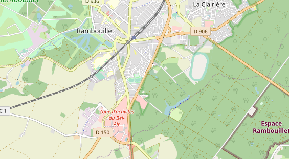 Area di sosta per camper sulla carta