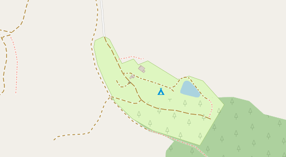 Camperplaats auf Karte