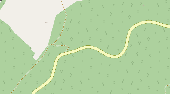 Stellplatz auf Satellitenbild