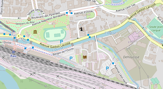 Stellplatz auf Satellitenbild