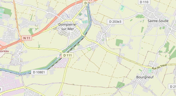 Aire camping-car sur la carte