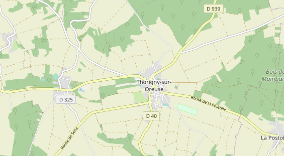 Area di sosta per camper sulla carta