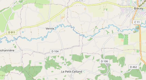 Aire camping-car sur la carte