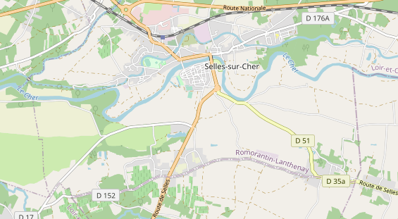 Area di sosta per camper sulla carta