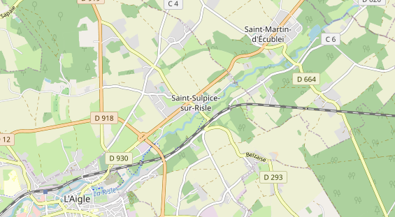 Area di sosta per camper sulla carta