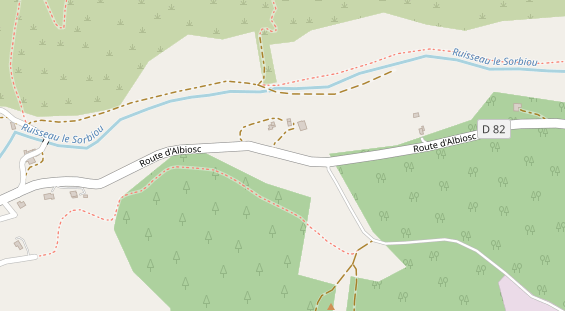 Stellplatz auf Satellitenbild