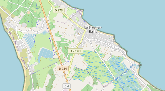 Aire camping-car sur la carte