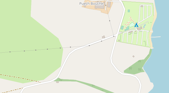 Stellplatz auf Satellitenbild