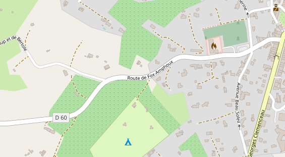 Camperplaats auf Karte