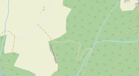 Stellplatz auf Satellitenbild