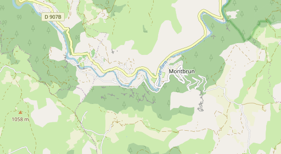 Area di sosta per camper sulla carta