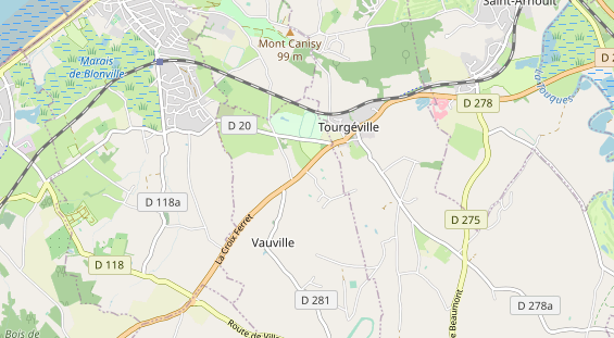 Area di sosta per camper sulla carta