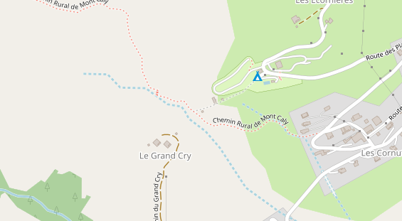 aire de camping-car auf Karte