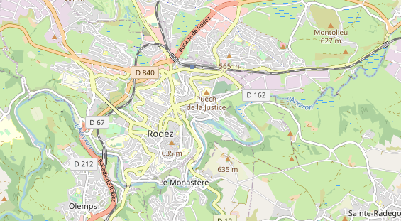 Área para autocaravana en la tarjeta