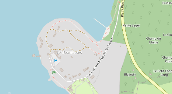 Stellplatz auf Satellitenbild