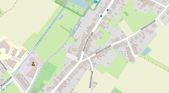 Stellplatz auf Satellitenbild