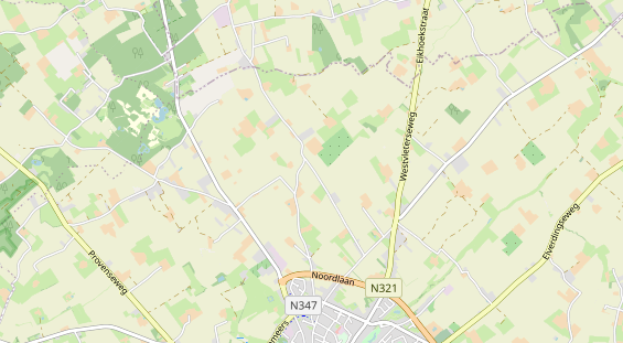 Aire camping-car sur la carte