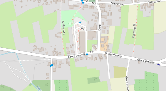 Stellplatz auf Satellitenbild