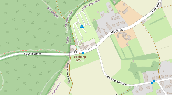 Stellplatz auf Satellitenbild