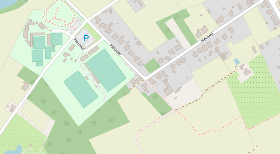 Stellplatz auf Satellitenbild