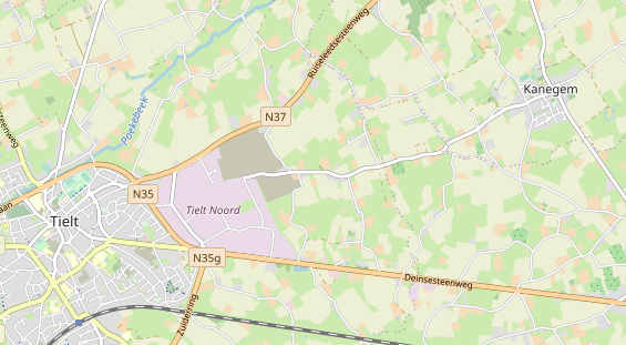 Área para autocaravana en la tarjeta