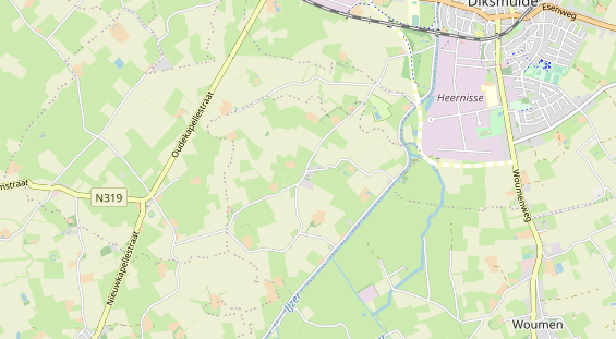 Aire camping-car sur la carte