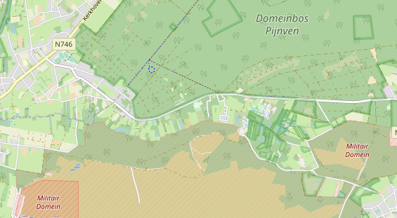 Aire camping-car sur la carte