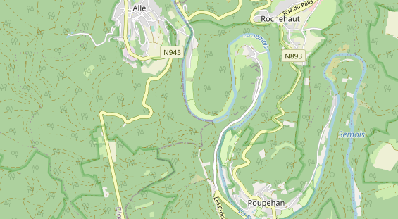 Aire camping-car sur la carte