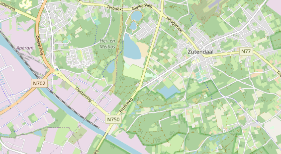 Aire camping-car sur la carte