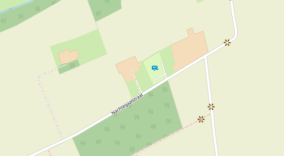 Stellplatz auf Satellitenbild