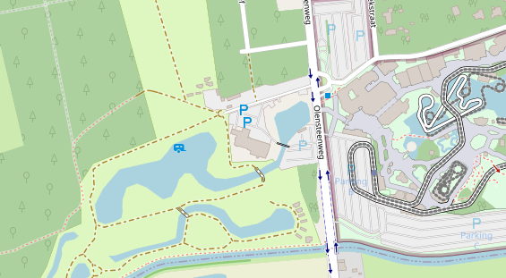 Stellplatz auf Satellitenbild