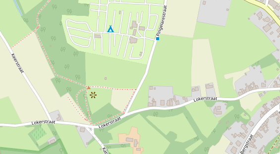 Stellplatz auf Satellitenbild