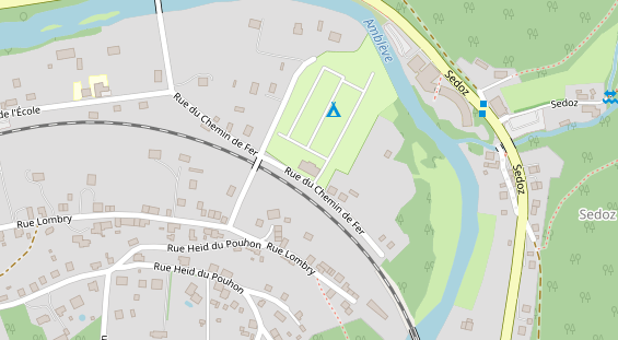 Stellplatz auf Satellitenbild