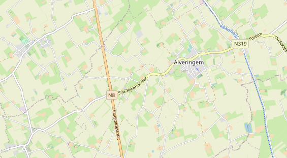 Area di sosta per camper sulla carta